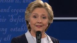 Clinton Debate Thumb Close Up 2
