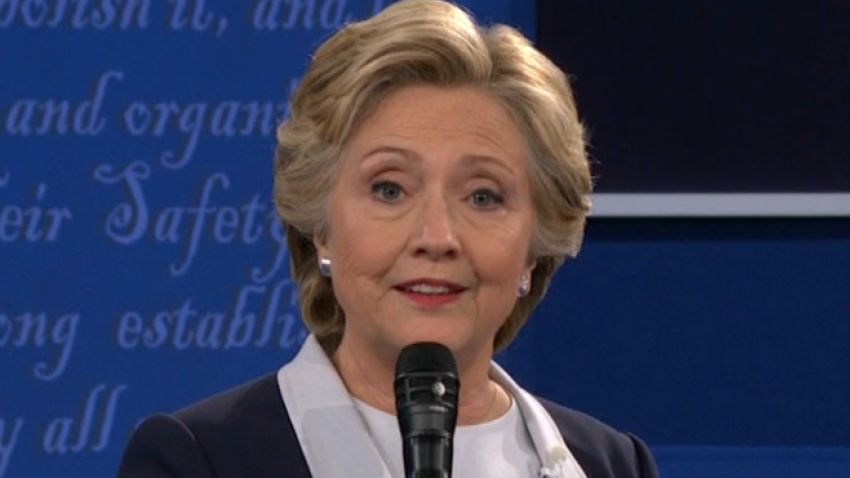 Clinton Debate Thumb Close Up 2