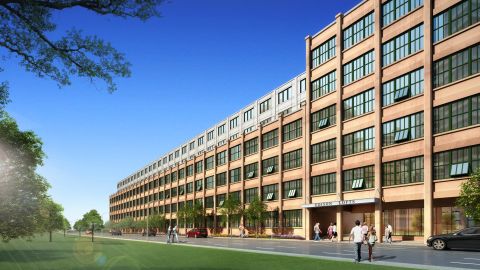 Developers are converting the 400,000-square-foot building into 330 apartments plus 18,500 square feet of retail space.