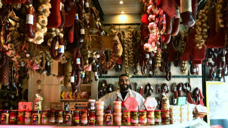 The Athens meat and vegetable market is the perfect first stop on any food tour of the Greek capital.