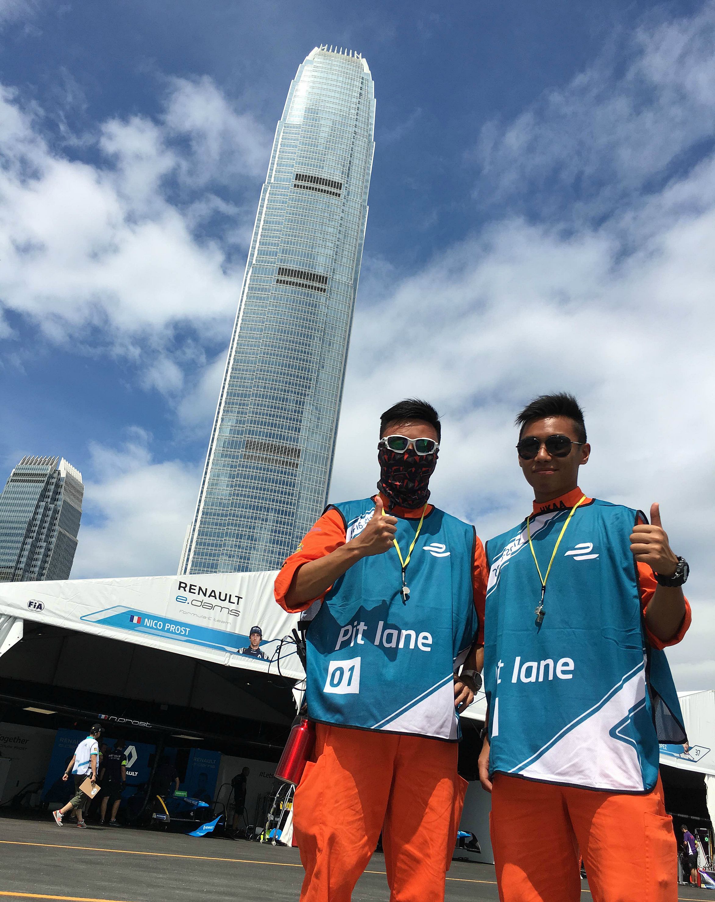 The ePrix got the thumbs up from these pit-lane stewards.