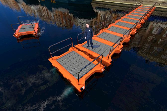 The design allows the Roboats to be connected together to form floating bridges and platforms, which can serve a variety of purposes including emergency relief and water-based entertainment venues. 