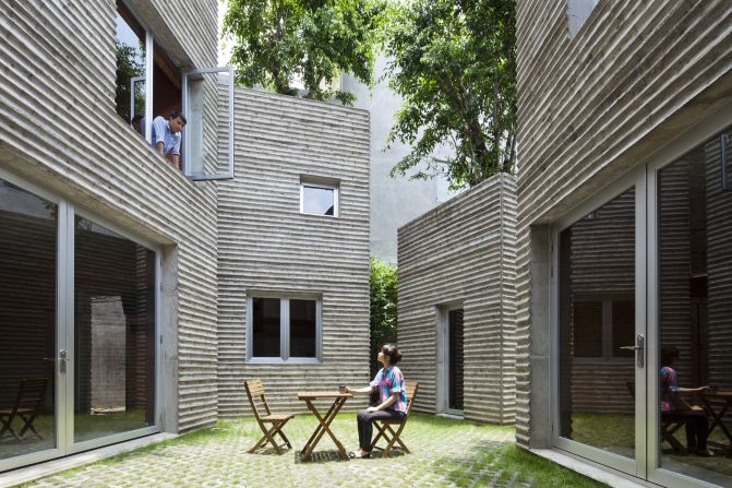 Built on a budget of $155,000, House for Trees is Vo Trong Nghia's vision of what the future of urban living could be like: greenery, natural materials and community courtyards. 
