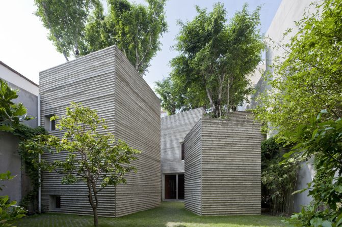 When approaching House for Trees, Vo Trong Nghia Architects set out to create a courtyard housing complex that's covered in greenery to reconnect its residents with nature.