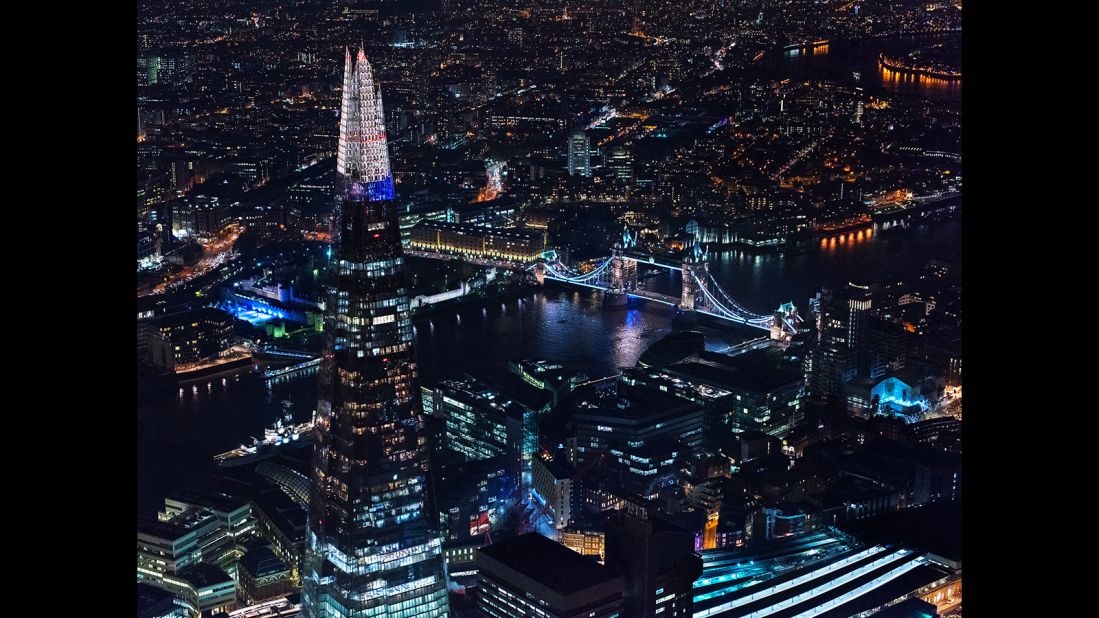 The 95-story Shard -- inaugurated in July 2012 -- is the UK's tallest building. There's an open-air observation deck on the 72nd floor. 