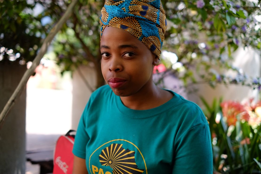 Accounting science student Palesa Rakwena says she's joined the movement because she was raised by a single mother who struggled financially with balancing student loans.