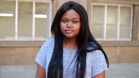 Odwa Mjo is an international relations honors student and says it's important to fight for free education for those in future generations.