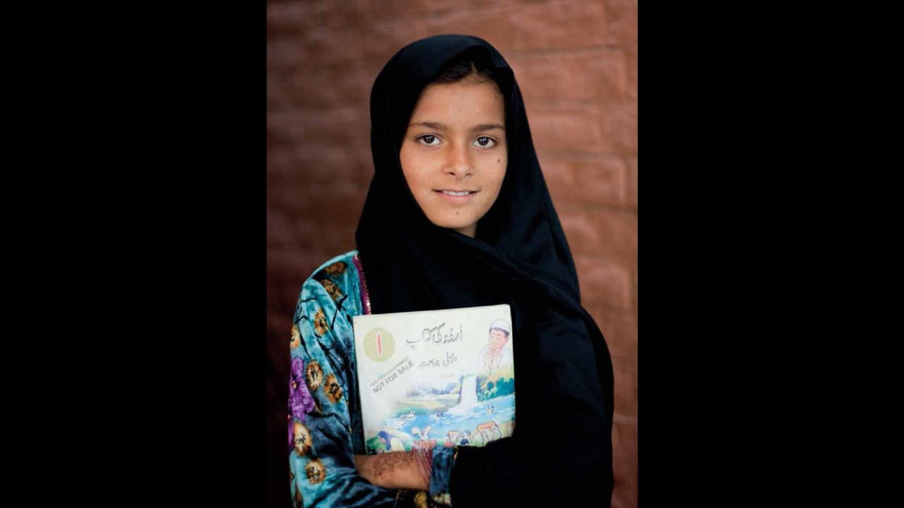 Sameena, age six, from Peshawar, Pakistan.
