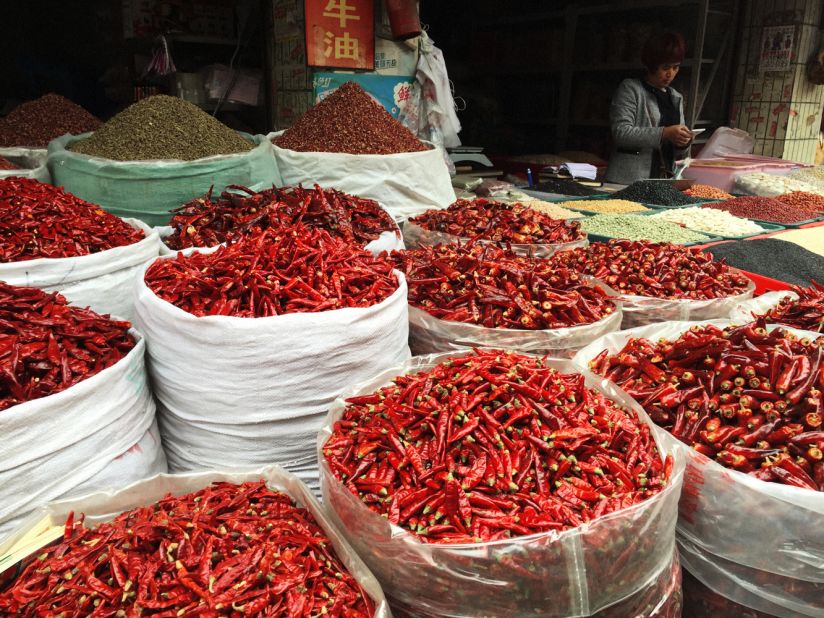 Sichuan province is "the spicy, sensualist heartland of all the things I love about China," said Anthony Bourdain. Spicy chili peppers and Sichuan peppercorns are two ingredients integral to its cuisine.