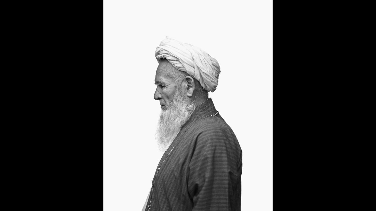 A mullah from the refugee village of Qualeen Bafan.