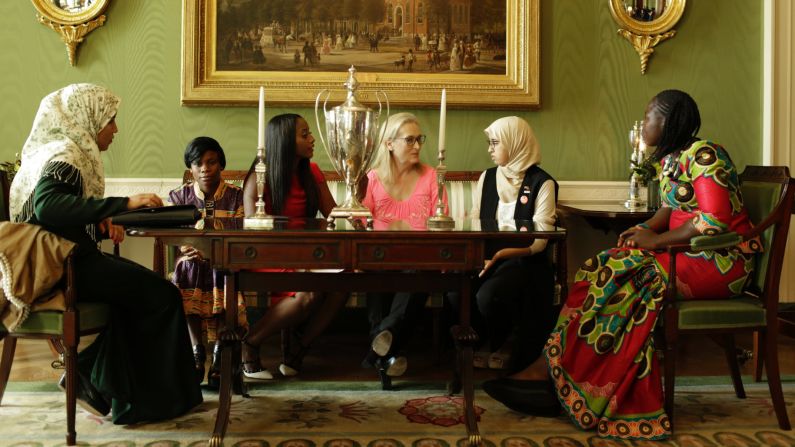 The girls seen in the film, including Raphina Feelee, far right, were captured speaking frankly about the challenges they face as they try to achieve their dreams. "I don't care what the struggle may be," <a href="index.php?page=&url=http%3A%2F%2Fwww.cnn.com%2Fvideos%2Ftv%2F2016%2F10%2F09%2Fwe-will-rise-film-raphina.cnn%2Fvideo%2Fplaylists%2Fcnn-films-we-will-rise%2F" target="_blank">Feelee says in the film.</a> "I can make it."