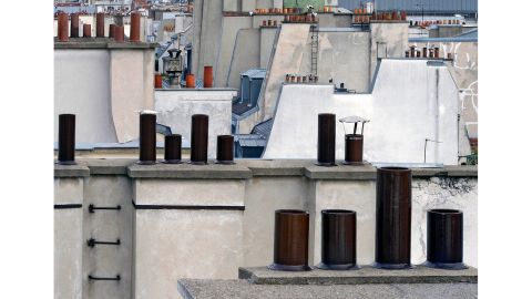 "Paris Abstract" is an alternative view of Paris' rooftops. 