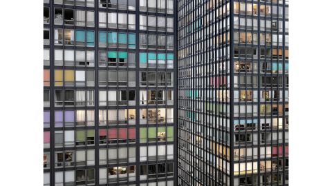 Wolf's "Transparent City" series looks at architecture and living in Chicago. 