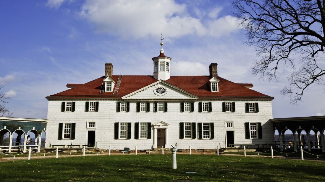 <strong>George Washington's Mount Vernon, Virginia -- </strong>The Mount Vernon Ladies' Association purchased the property from the Washington family in 1858 and restored the house in the country's first successful nationwide preservation effort. The site, like the others that follow, is a National Historic Landmark. 