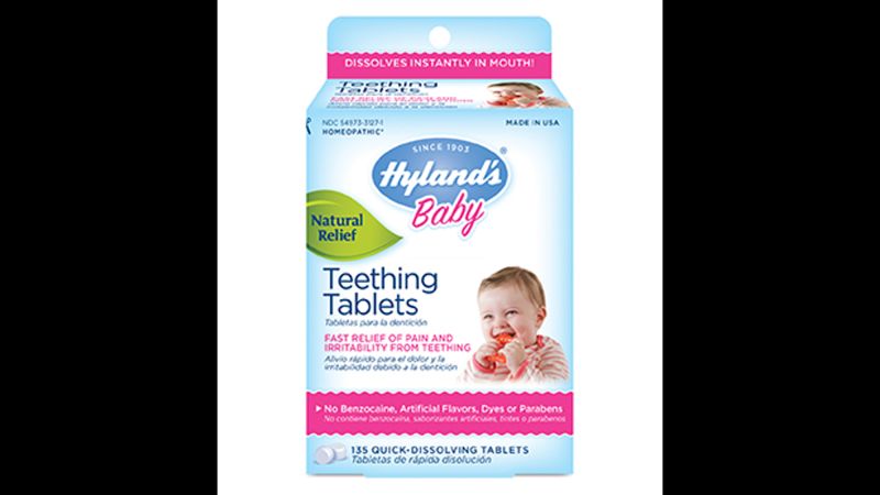 Teething best sale tablets homeopathic