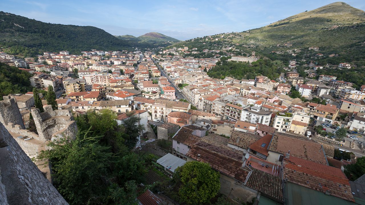 Old town: Itri boasts beautiful churches and bell towers.