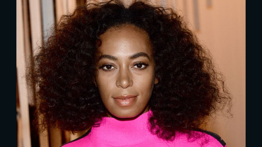 Solange Knowles at the Milly By Michelle Smith Fashion Show during Spring 2016 New York Fashion Week at Art Beam