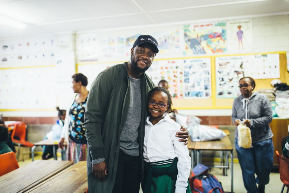 London-based William Adoasi and his team are changing the lives of young children in South Africa by providing them with school uniforms, bought with money from sales of his watches. 