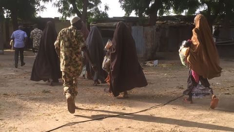 Some of the Chibok girls go free Thursday after being handed over to Nigerian authorities.