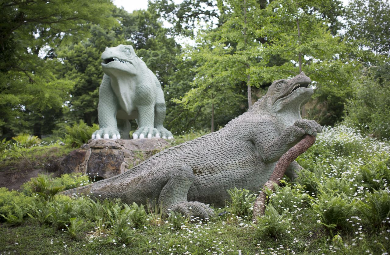 Paleontology was in its infancy when Benjamin Waterhouse Hawkins created the world's first ever <a href="http://cpdinosaurs.org/visitthedinosaurs" target="_blank" target="_blank">dinosaur sculptures</a> at Crystal Palace back in the 1850s. Let's say they were a good first effort. 