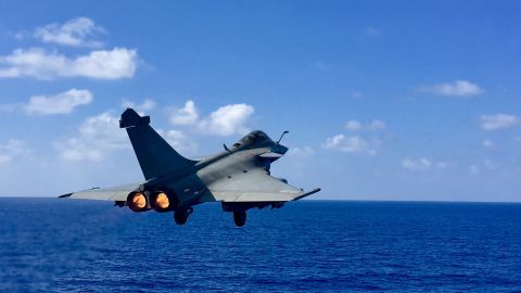 "The Rafales have got lots of different sensors that allow us to be precise when we drop weapons on enemies," said Commander Marc. 