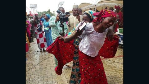 A mother is reunited with her kidnapped daughter on Sunday.