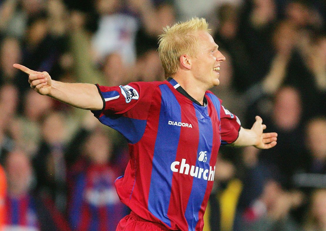 Aki Riihilahti played in the English Premier League with Crystal Palace.