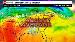 Winds from the southwest turn up the heat for much of the eastern US.