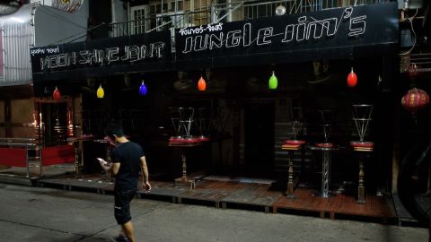 The clubs and bars of Soi Cowboy, an adult entertainment district in Bangkok, remained shuttered on October 16 as the country continues to mourn the loss of its King.