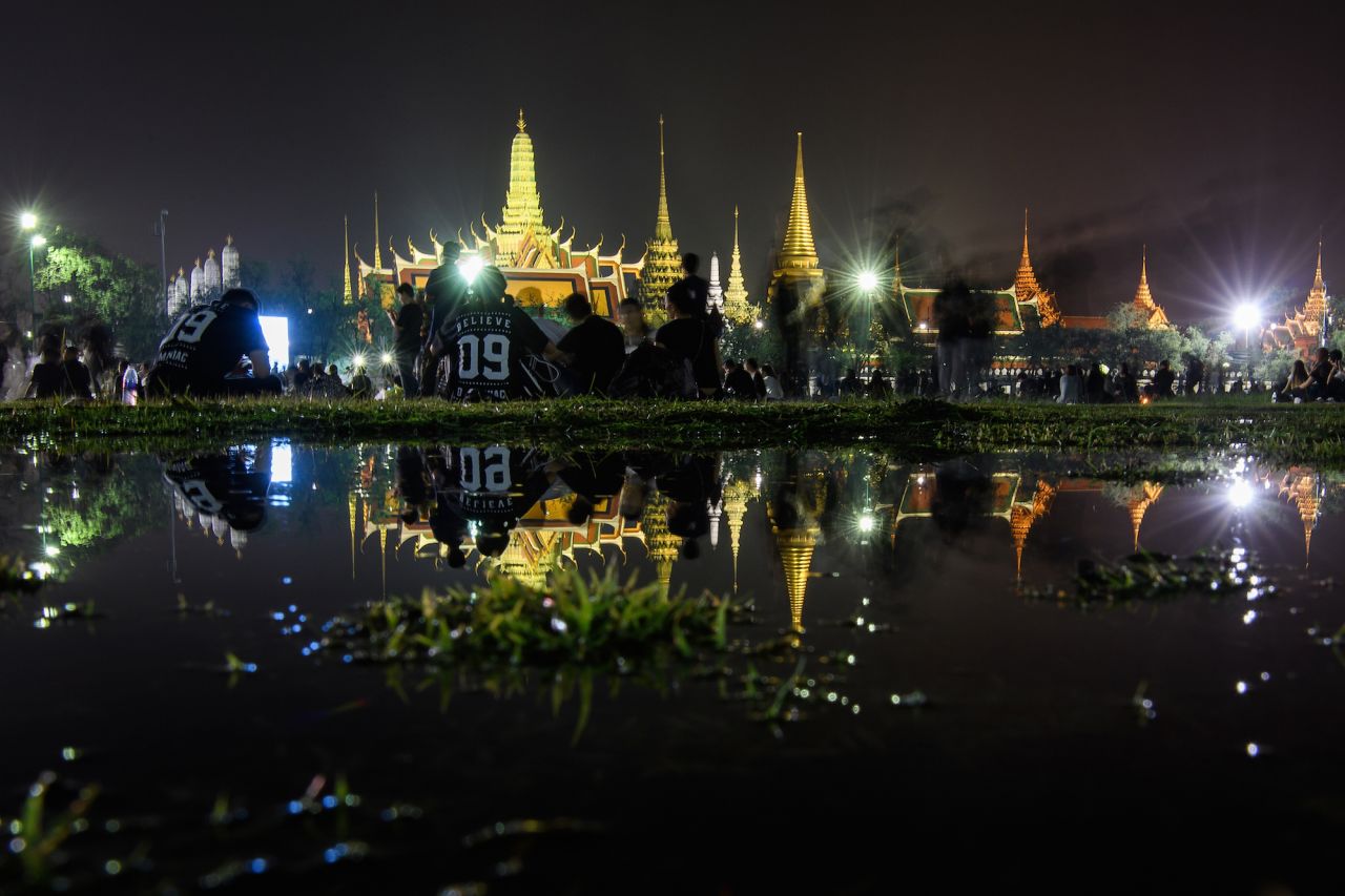 Bangkok's Grand Palace, where the king's body now lies, is closed to the public until October 29.