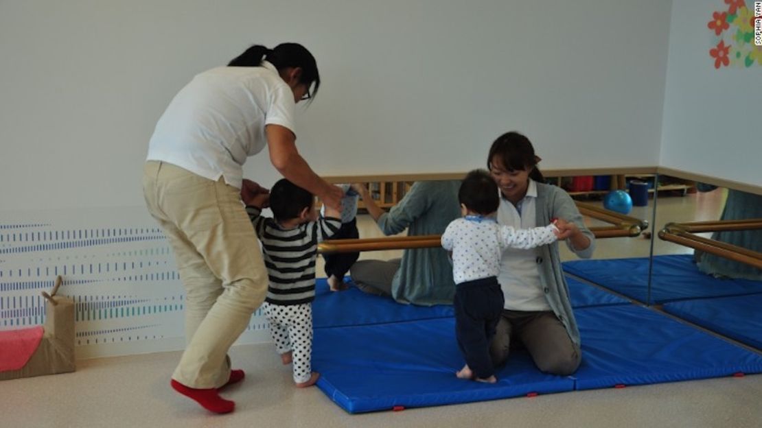 Nissan's childcare center at its global headquarters in Yokohama, Japan.