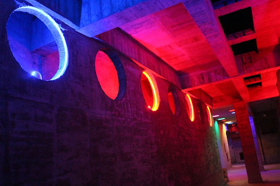 Nuclear spelunking in Chongqing: A colorful experience.  
