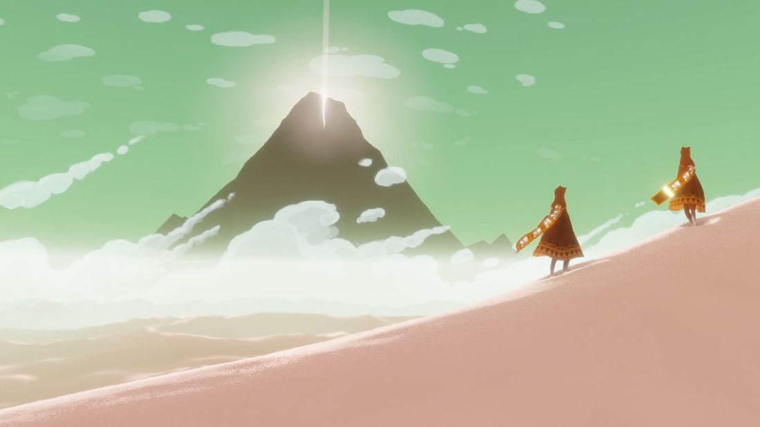 "The reason why 'Journey' is so impactful is that it manages to create a world that is at once alien, but familiar, taking inspiration from ancient civilizations and things like Islamic architecture," says Chris Melissinos. 
