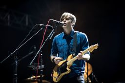 Death Cab for Cutie's Ben Gibbard performs on July 24, 2015 in Byron Bay, Australia.