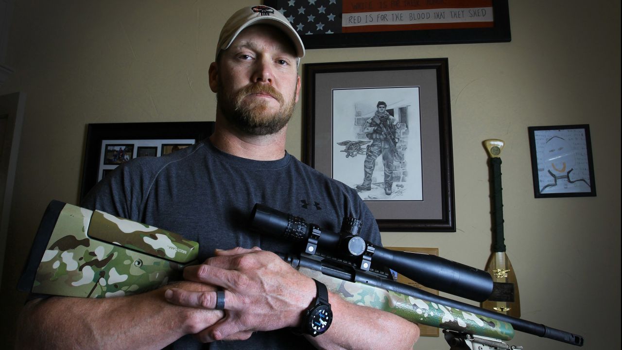 The late Navy SEAL Chris Kyle, author of "American Sniper," embodied the pugnacious patriotism that many Americans are taught.