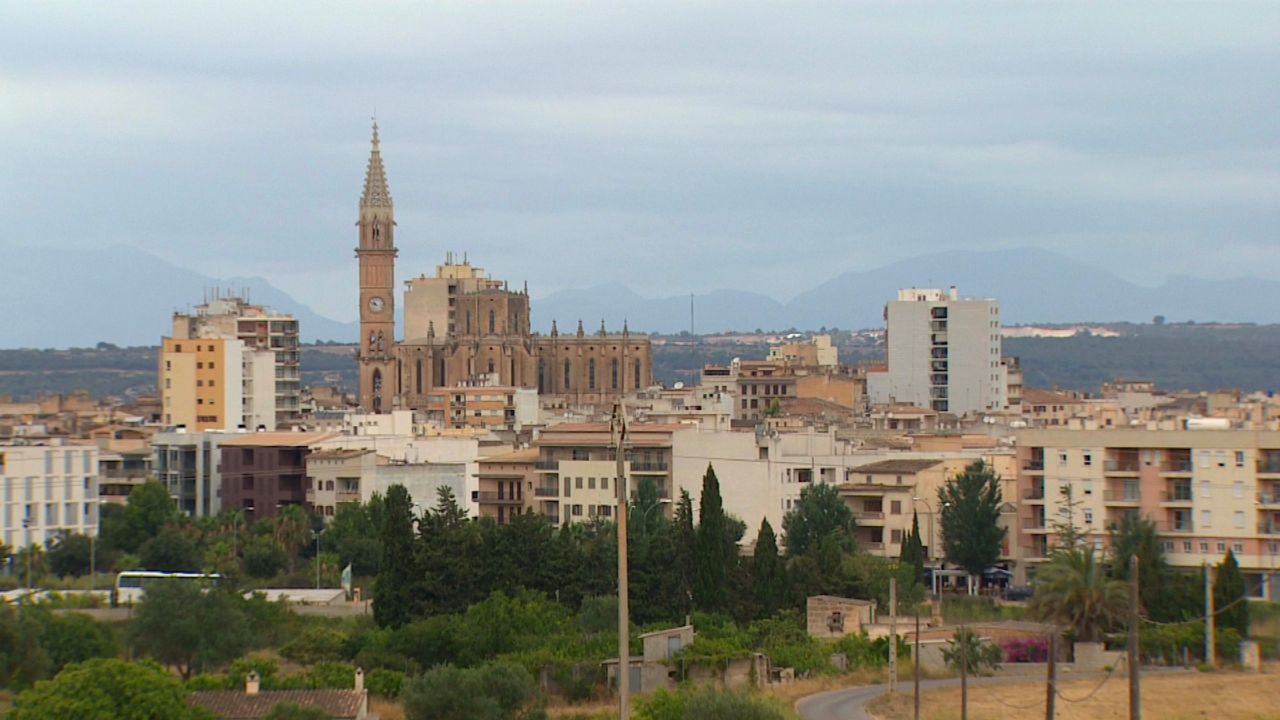 Manacor, the second-largest town on the Spanish island with a population of around 40,000, is a thriving industrial center.