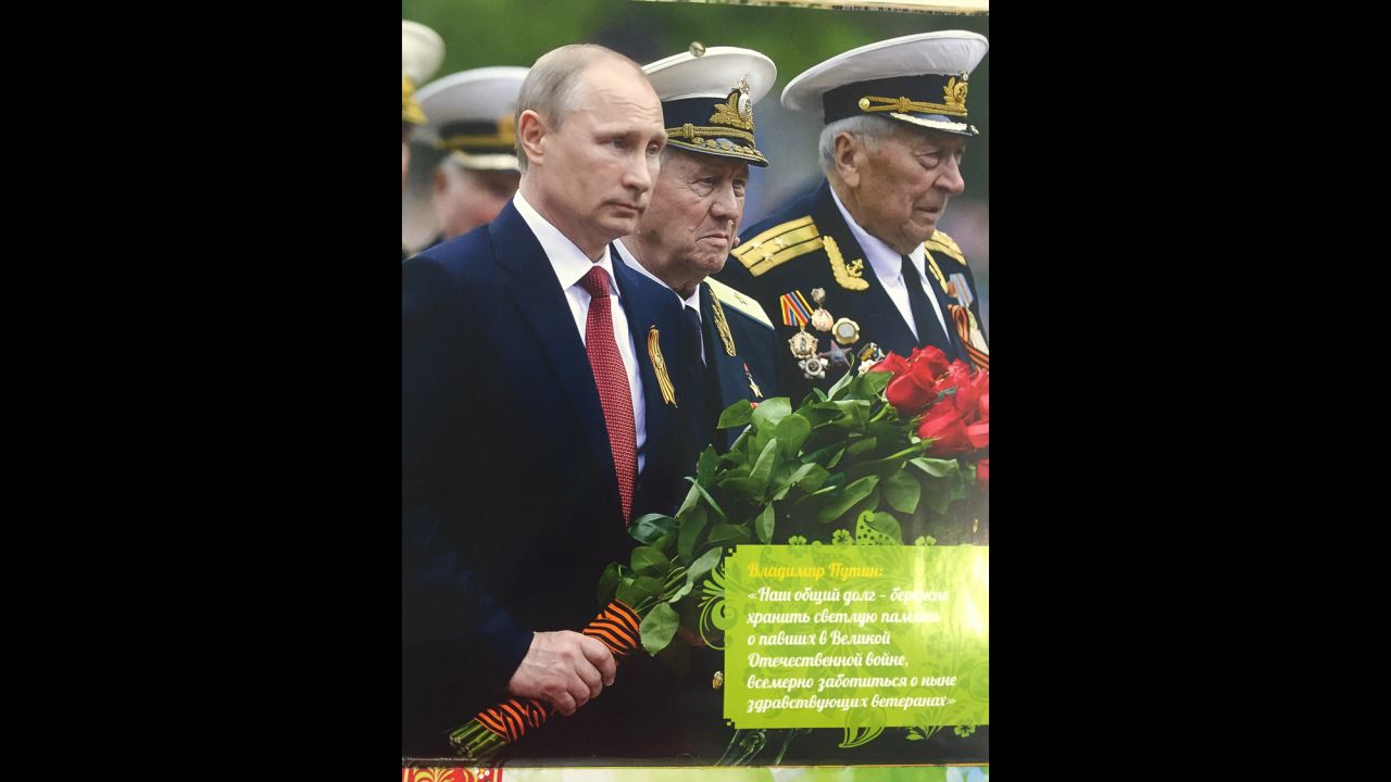May -- "Our common duty is to cherish the holy memory of the fallen during the Great Patriotic War and to take care, in every possible way, of the surviving veterans."