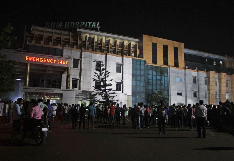 India Hospital Fire: Fatalities At Sum Hospital In Bhubaneswar | CNN