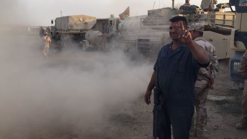 "Next stop, Mosul," says Sgt. Muhanned Hameed, a technician in the 9th Iraqi armored division.