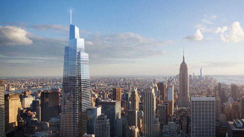 A new tall tower has broken ground in New York City. Named the One Vanderbilt Avenue tower, the building is designed by Kohn Pedersen Fox architects, and construction officially started today. At 1,401 feet tall, upon completion it will be the second tallest building in New York after the One World Trade Center.<br /> <br /><strong>Height: </strong>427m (1,401ft) <br /><strong>Architect: Kohn Pedersen Fox</strong>