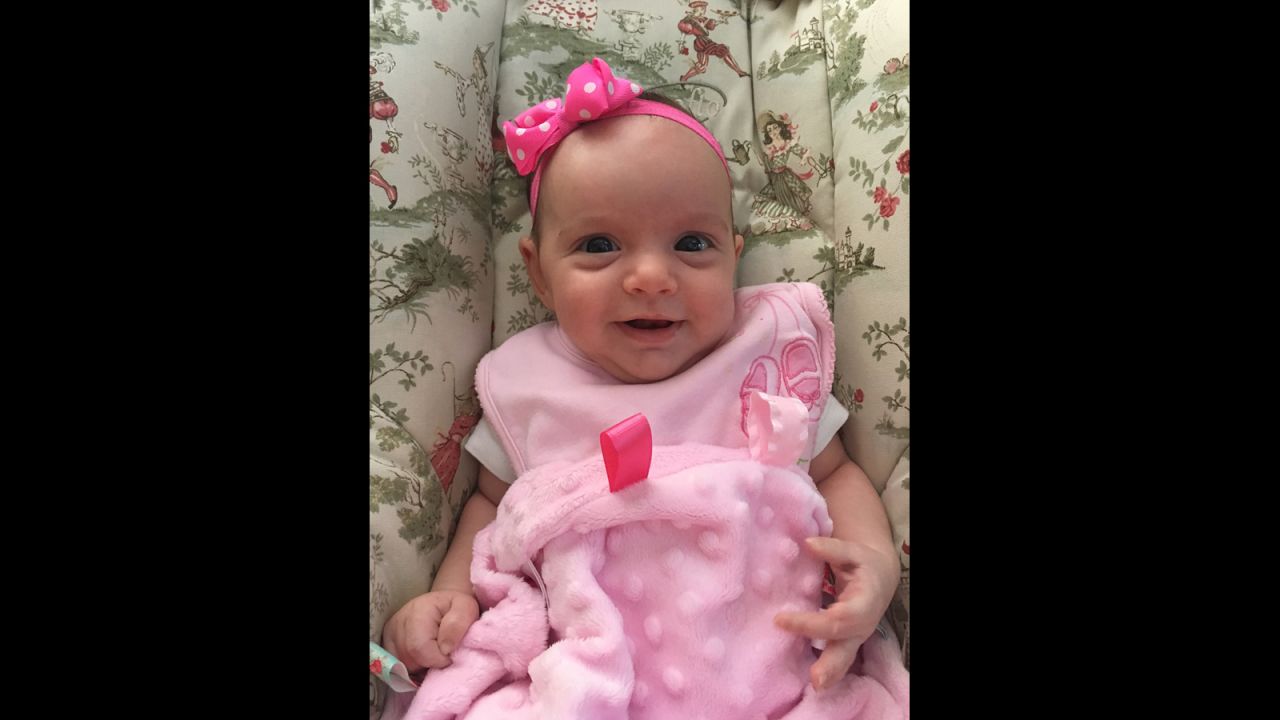 LynLee is now a smiling 4-month old.