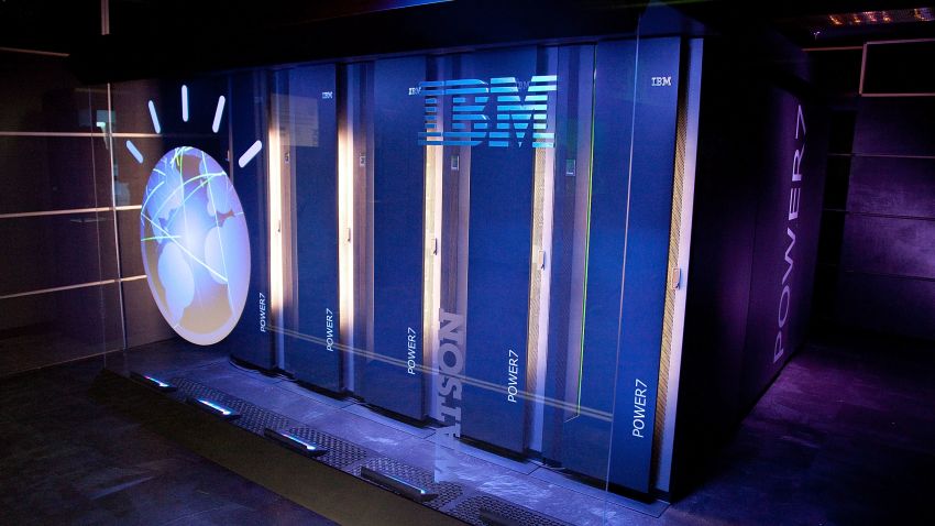 YORKTOWN HEIGHTS, NY - JANUARY 13:  A general view of IBM's 'Watson' computing system at a press conference to discuss the upcoming Man V. Machine "Jeopardy!" competition at the IBM T.J. Watson Research Center on January 13, 2011 in Yorktown Heights, New York.  (Photo by Ben Hider/Getty Images)