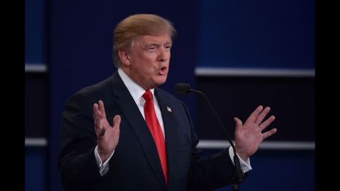 During the debate, Trump <a href="http://www.cnn.com/2016/10/19/politics/presidential-debate-highlights/index.html" target="_blank">refused to say</a> he would accept the result of next month's presidential election. "I will look at it at the time," Trump said when challenged on his claims that the election is "rigged" against him.