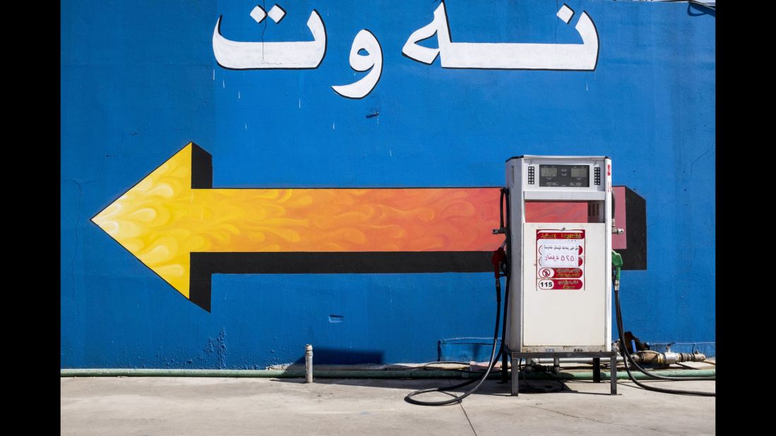 There is so much oil in Iraq that just about anybody can decide to open their own gas station, said photographer Eugenio Grosso, whose series "Oil City" takes a look at gas stations along a 70-mile stretch of northern Iraq. The features of each station can vary greatly. Some are large and luxurious; others are just rusty stalls standing alone.