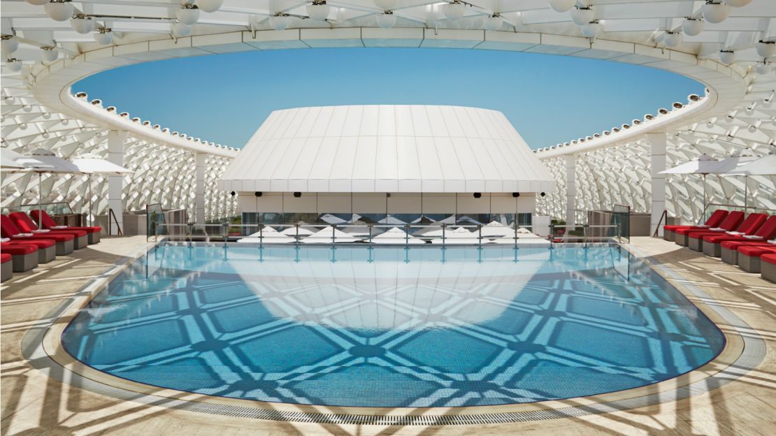 So cool: The pool at Yas Viceroy.