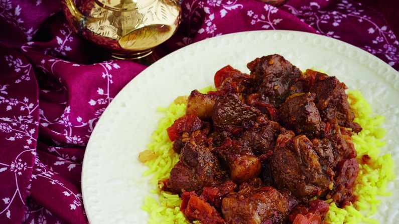 Today, the area is also known for its rich culinary traditions which include the flavors, recipes and spices brought by the slaves. Pictured here is a mavrou, a type of beef curry typically seasoned with ginger, garlic and a hint of cayenne pepper. 