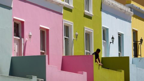 Bo-Kaap is known for its brightly colored houses.