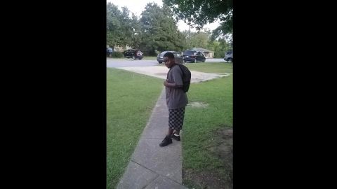 A recent photo of Montravious Thomas, before his injury.