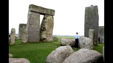 Obama visits Stonehenge on September 5, 2014. White House photographer Pete Souza recalled that day: "We were at the NATO summit in Wales when someone mentioned to the President that Stonehenge wasn't that far away. 'Let's go,' he said. So when the summit ended, we took a slight detour on the way back to Air Force One."
