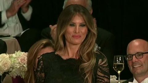 al smith dinner trump melania speech michelle obama sot_00005529.jpg